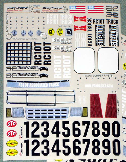 rc decal sheet